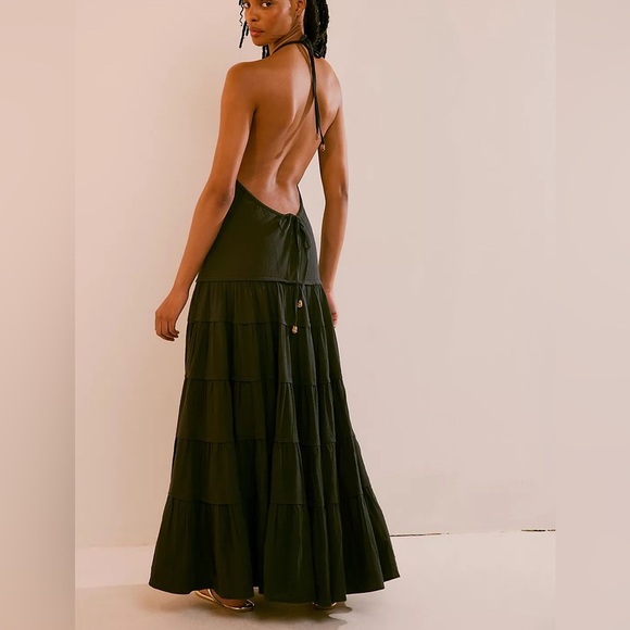 Free People Somewhere Sunny Drop-Waist Maxi - Picture 1 of 6